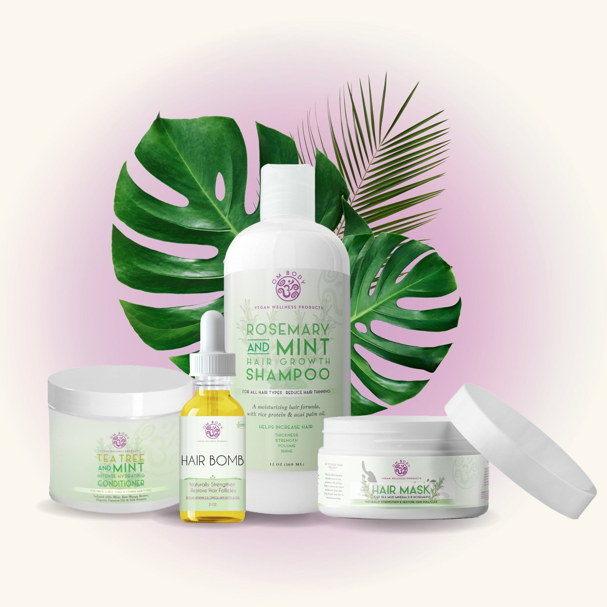 Therapeutic Hair Growth Collection - OmBodyandSoul
